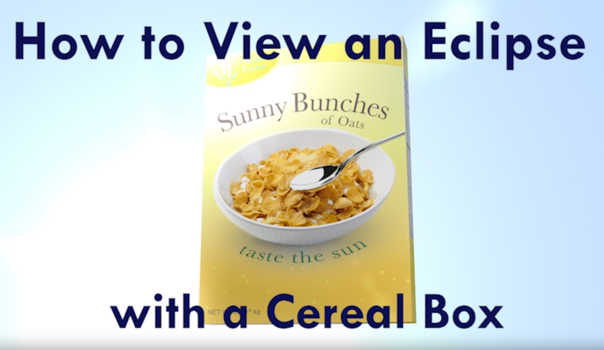 Cereal box cover